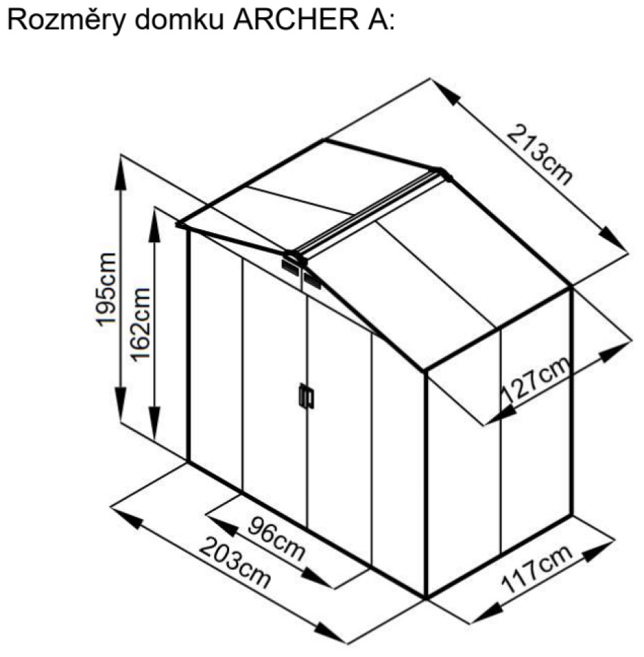 ArtRoja Zahradní domek ARCHER A - main (10)