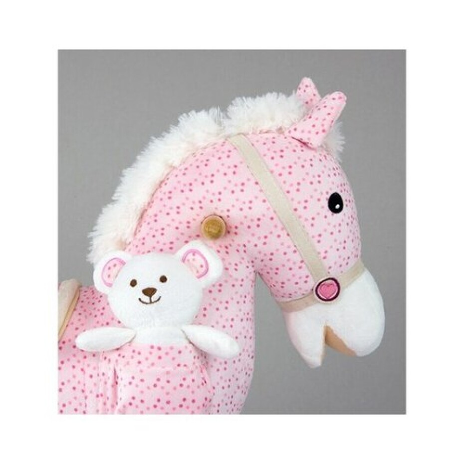 Milly Mally Houpací koník s melodií Pony, růžová - main (1)