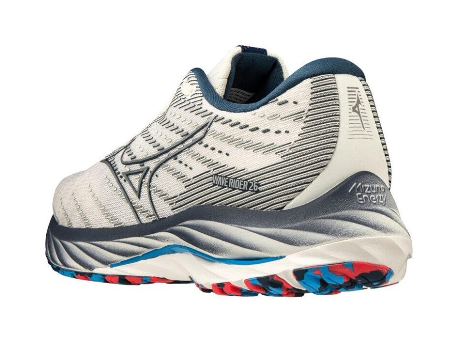Dámská běžecká obuv Mizuno  Wave Rider 26 Snow White/Silver/Ibiza Blue  UK 4 - main (5)
