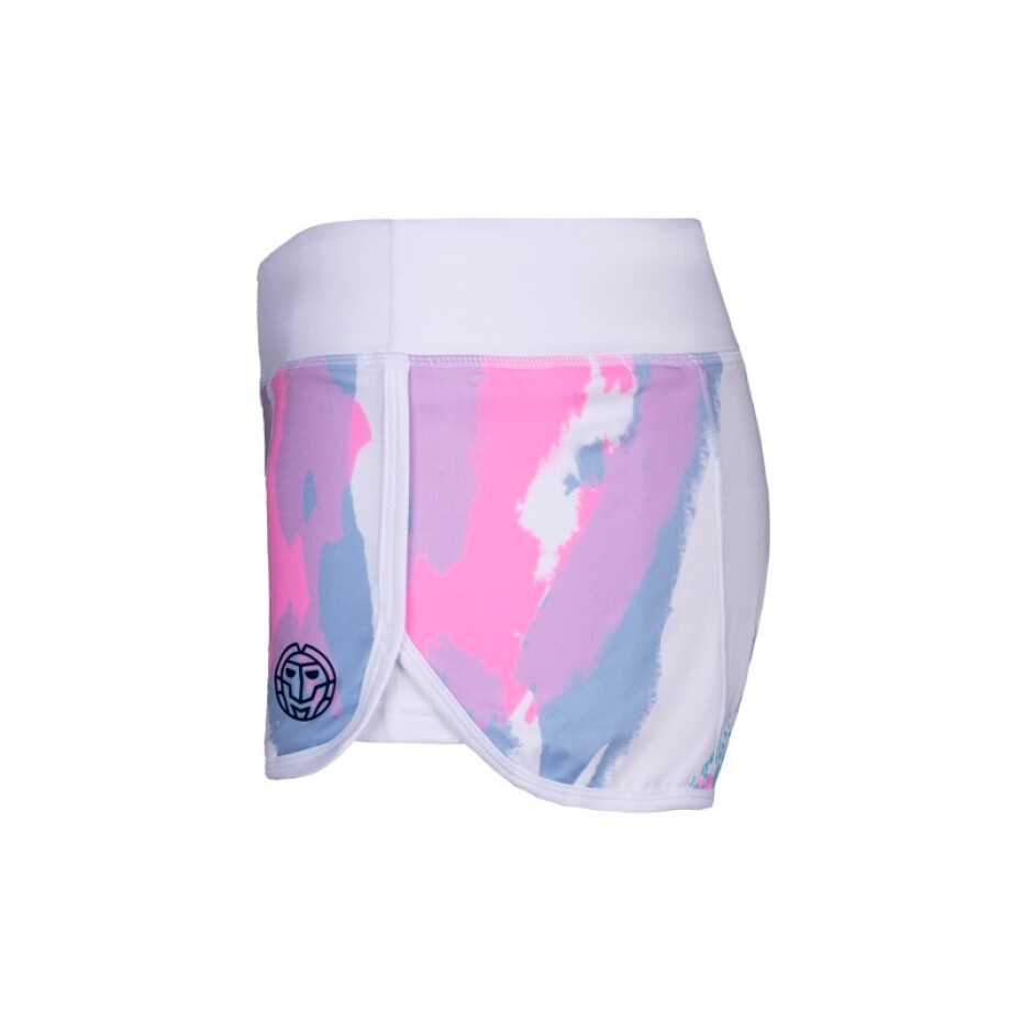 Dámské šortky BIDI BADU  Hulda Tech 2 In 1 Shorts White/Aqua L - main (1)