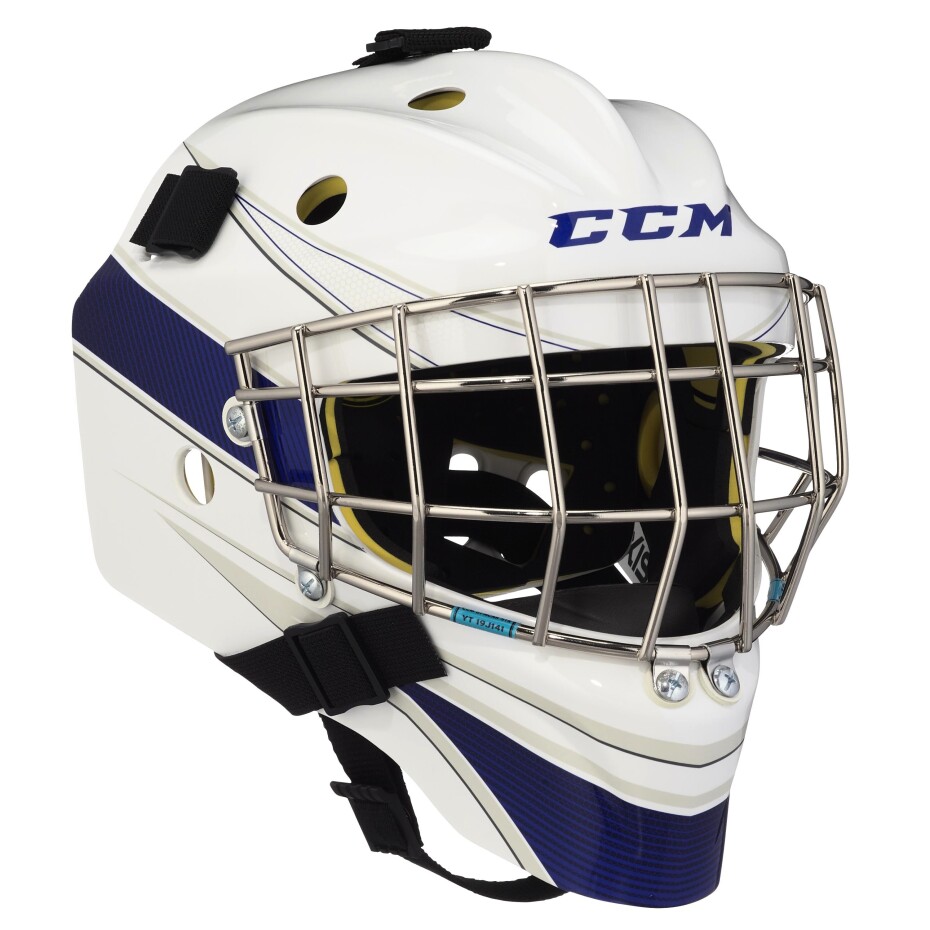 Brankářská hokejová maska CCM Axis 1.5 Žák (youth) OS (49-54 cm), bílá - main (4)
