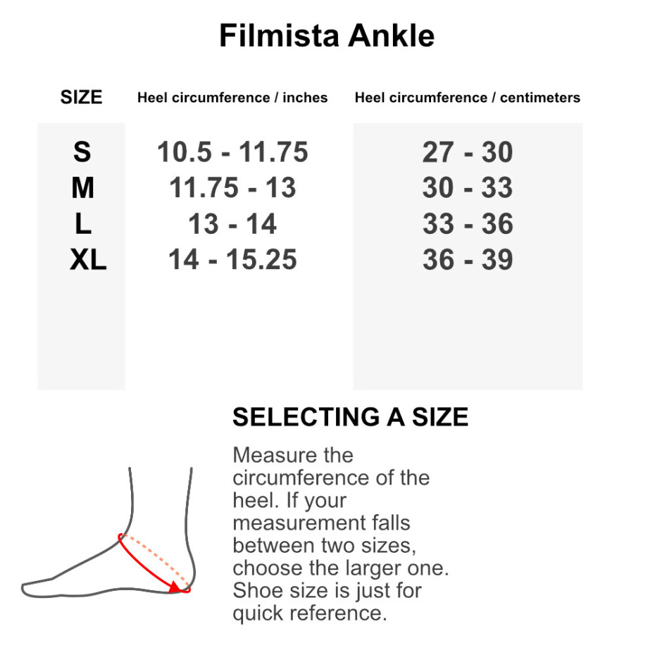 Ortéza na kotník Zamst  Filmista Ankle pravá noha, L - main (4)