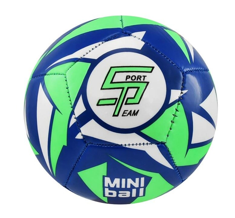 SPORTTEAM Fotbalový míč miniball S2 modro-neon.zelený - main (0)