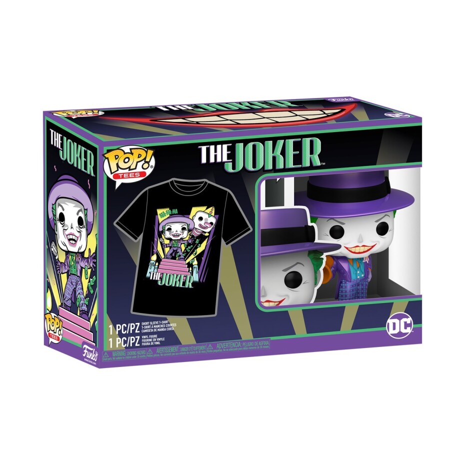 Funko POP &amp; Tee: Joker w/Speaker - velikost trička XL - main (0)