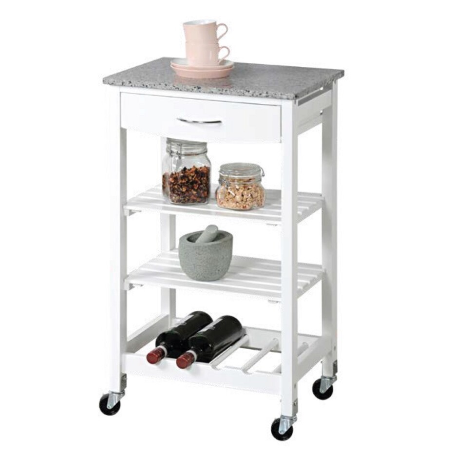 Kesper 25806 Kuchyňský vozík s pracovní deskou, 83 x 47 x 37 cm - main (0)