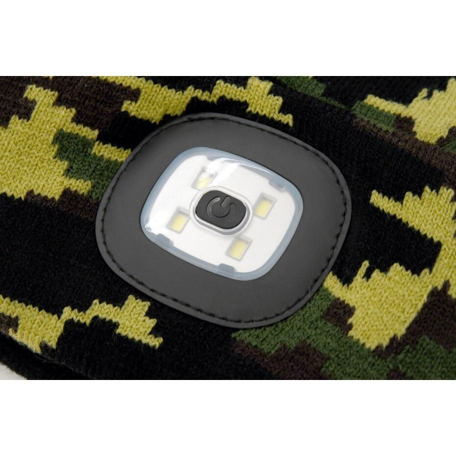 Cattara Čepice s LED svítilnou Army, zelená - main (4)