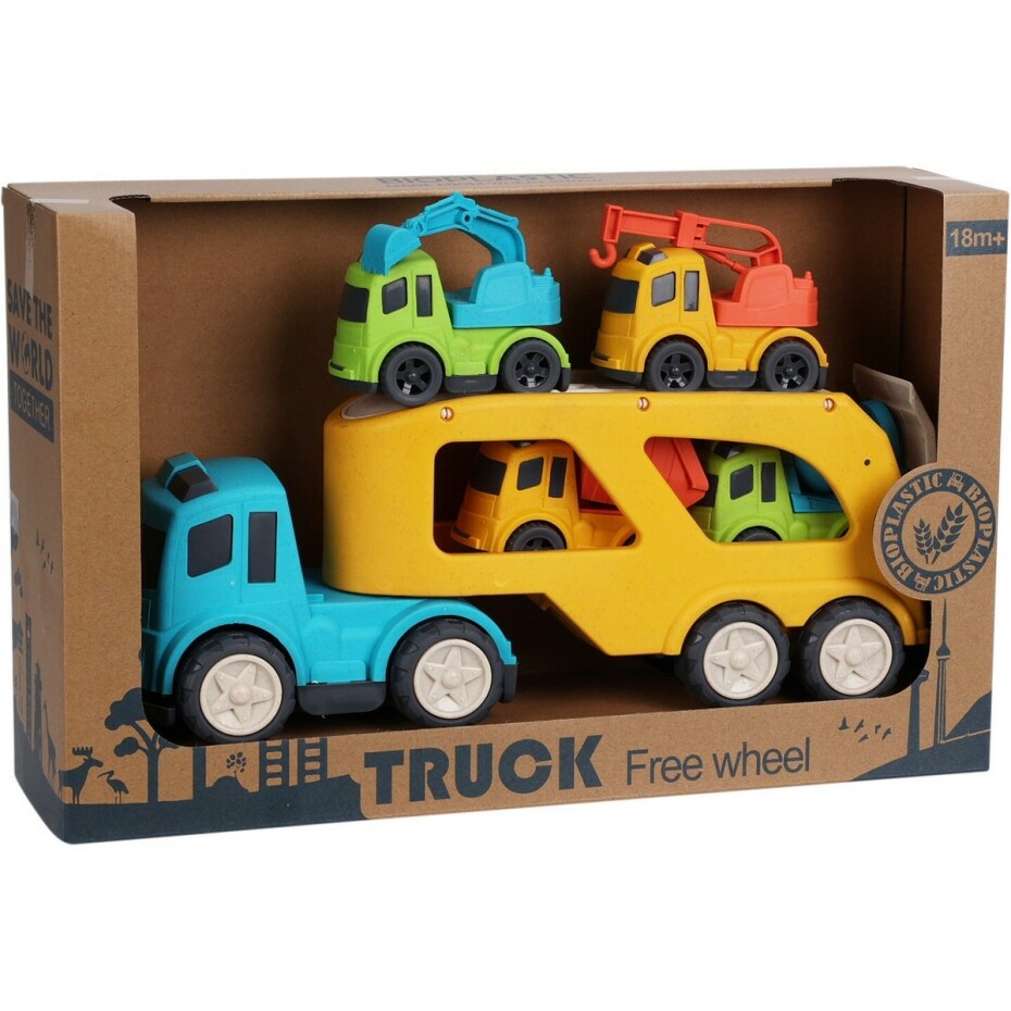 Nákladní auto 33 cm s přívěsem, 11 x 40 x 25cm - main (1)