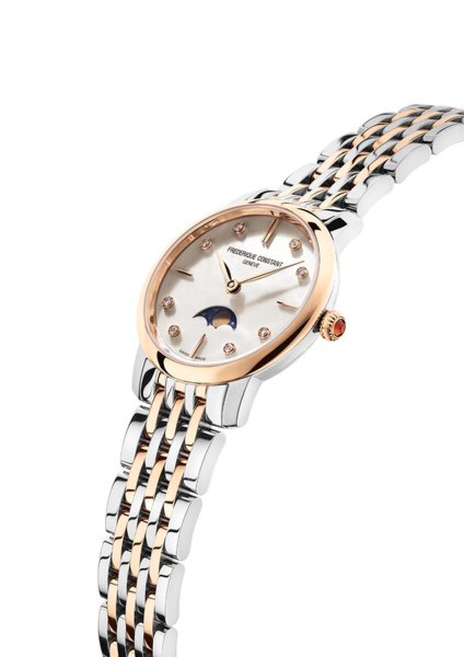 Frederique Constant Slimline Ladies Moonphase Quartz FC-206MPWD1S2B - main (10)
