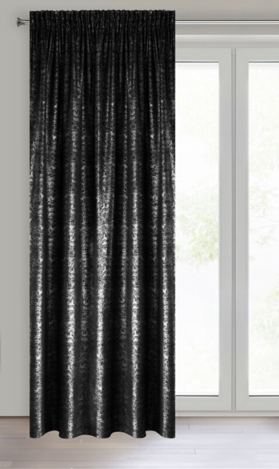 ArtFir Závěs CYPHER P | černá 140 x 270 cm - main (1)