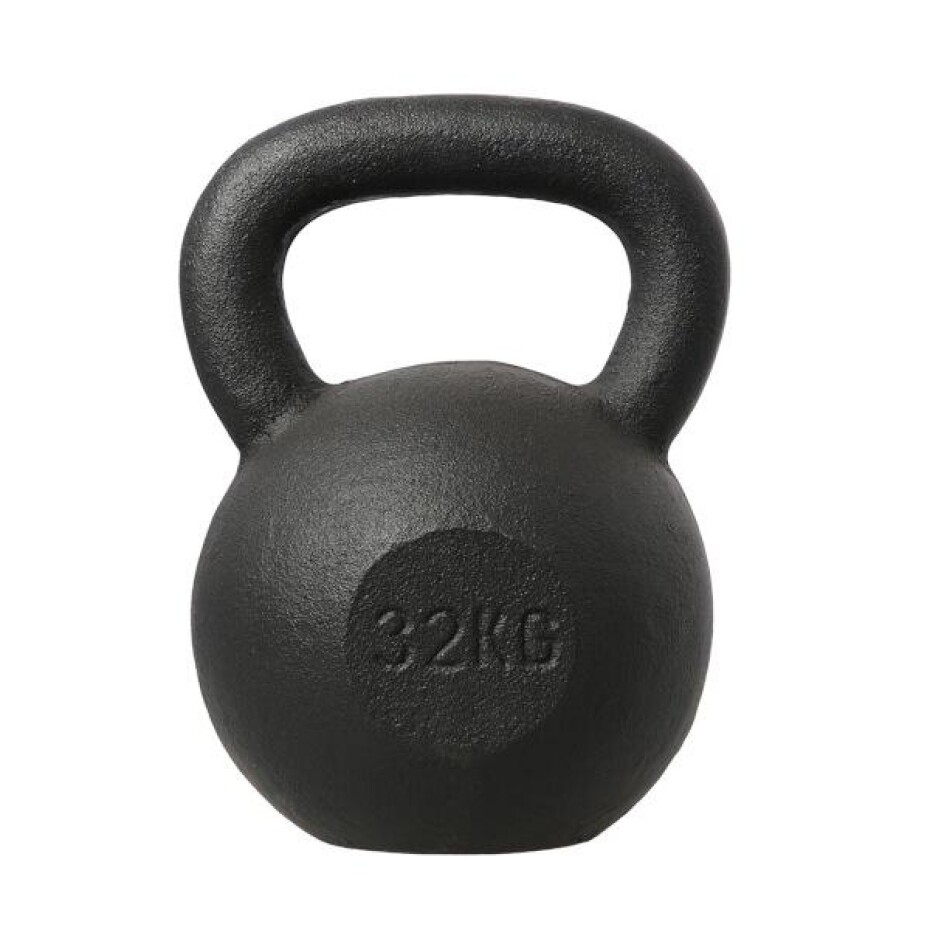 HMS Litinový kettlebell KZG32 32 kg, černý - main (0)