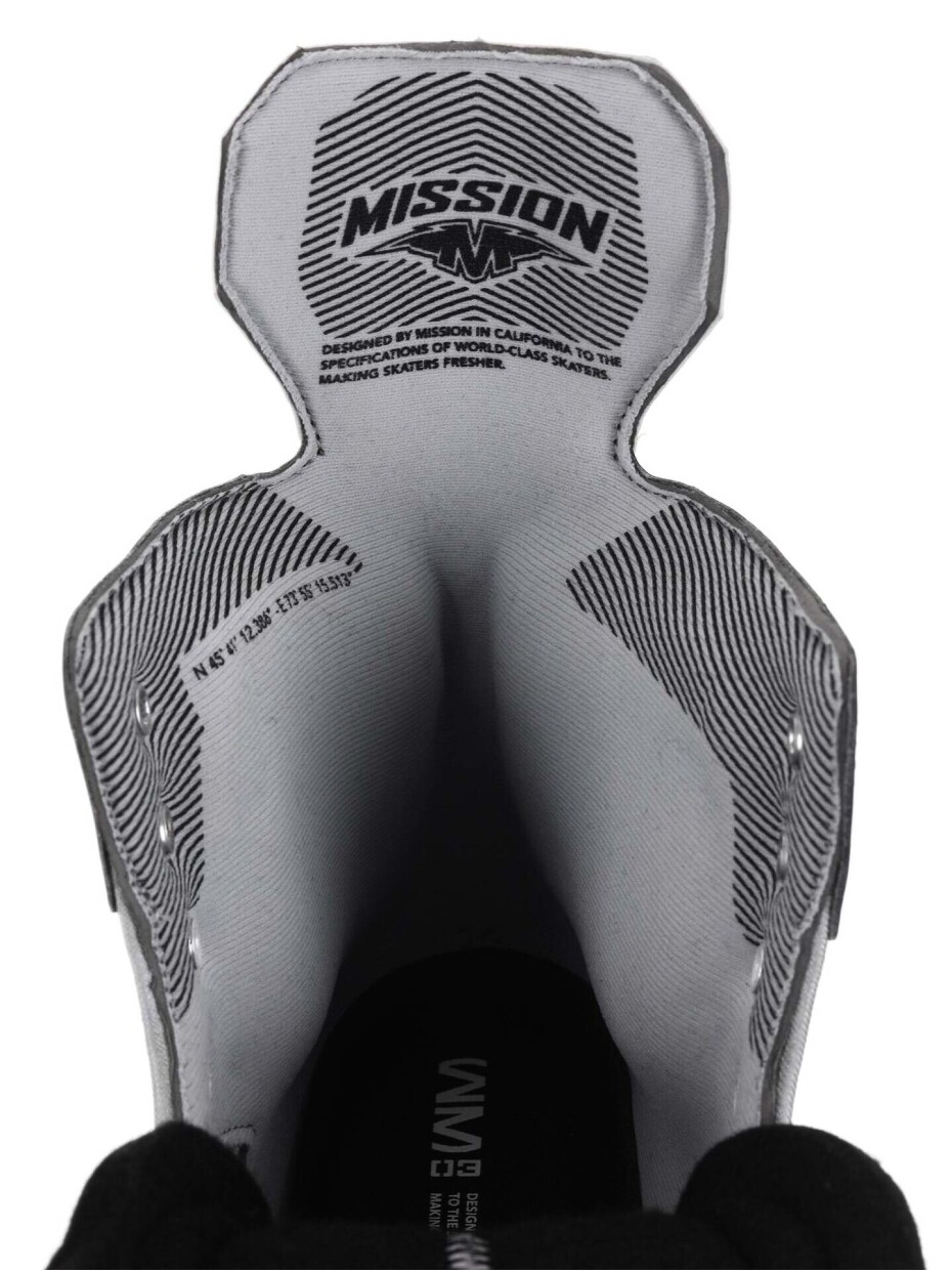 Brusle na inline hokej Mission  WM03 Junior EUR 37,5, E (širší noha) - main (1)