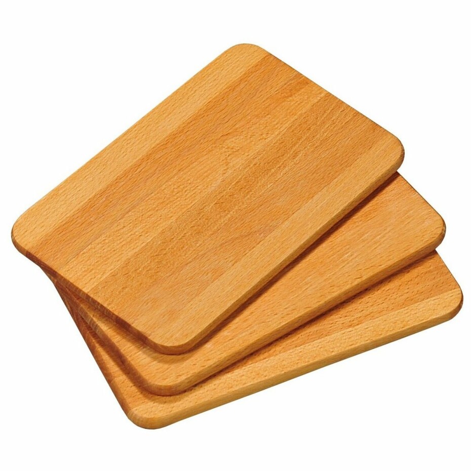Kesper 85003 Sada prkének na krájení buk 3 ks, 23 x 15 x 1 cm - main (0)