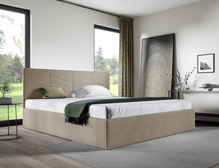 ArtPK Manželská postel LUCY 06 | 160 x 200 cm Barva: Trinity 05 - main (12)