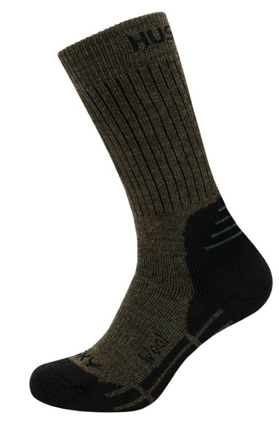Husky All Wool khaki ponožky - main (0)