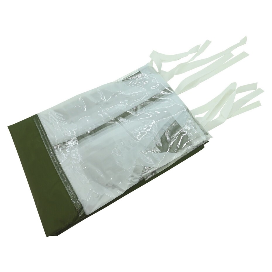 Cattara 13341 Bočnice s okny pro párty stan Waterproof, zelená, 2 x 3 m - main (1)
