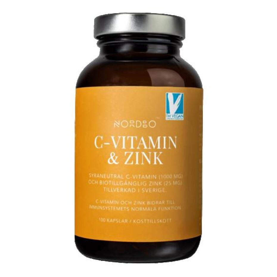 Nordbo Vitamin C Zinek 100 kapslí - main (0)