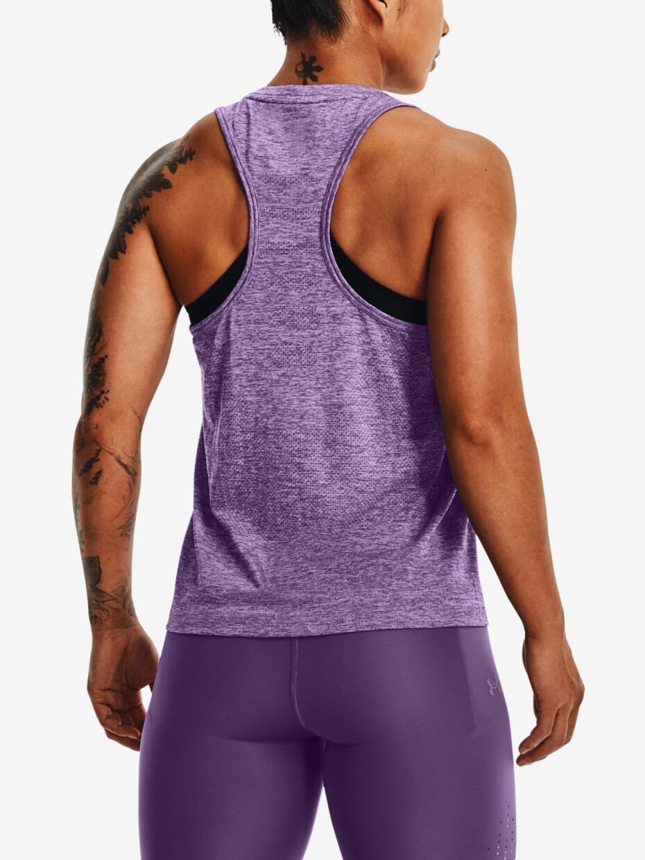 Under Armour Fialové sportovní tílko UA Seamless Stride Singlet - main (5)
