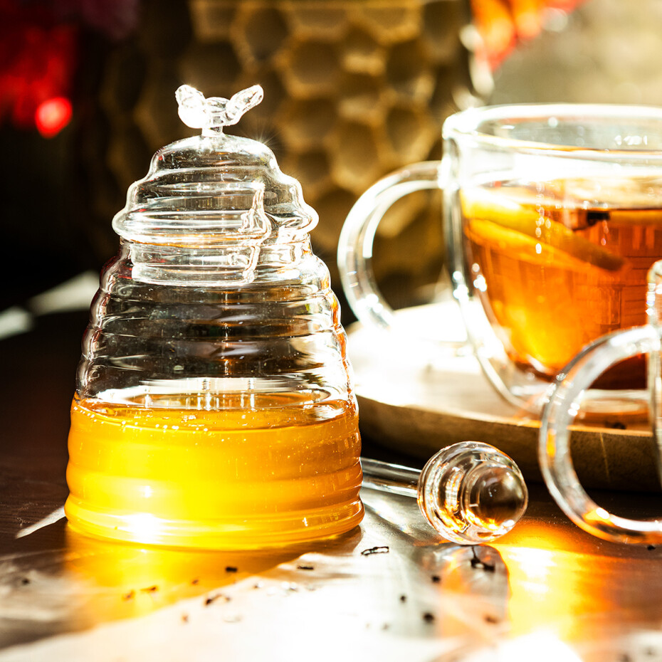 4Home Skleněná dóza na med Honey - main (3)
