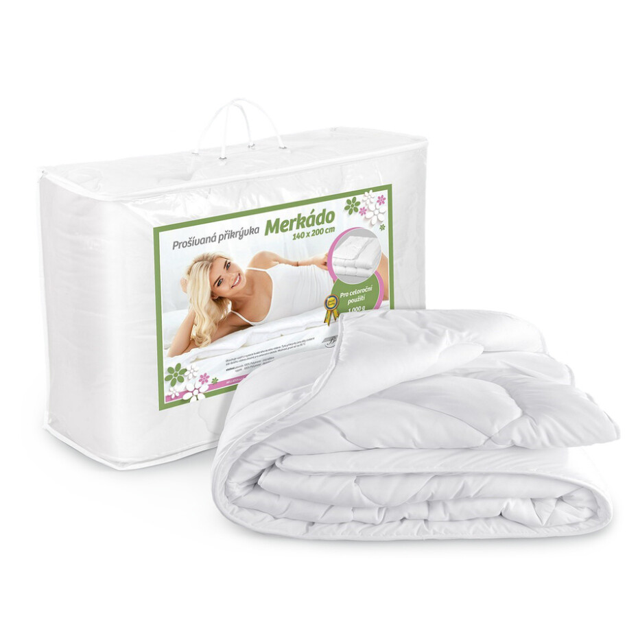 Bellatex Přikrývka Merkado Aloe Vera 450 g, 140 x 200 cm - main (0)