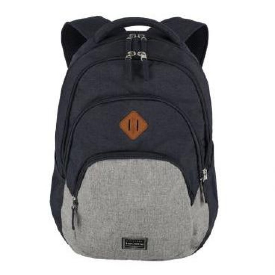 Travelite Basics Backpack Melange Navy/grey batoh - main (0)