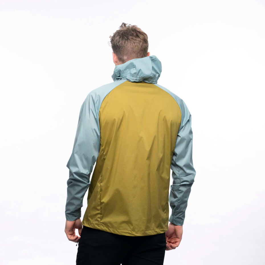 Pánská bunda Bergans  Microlight Jacket Olive Green/Smoke Blue XL - main (3)