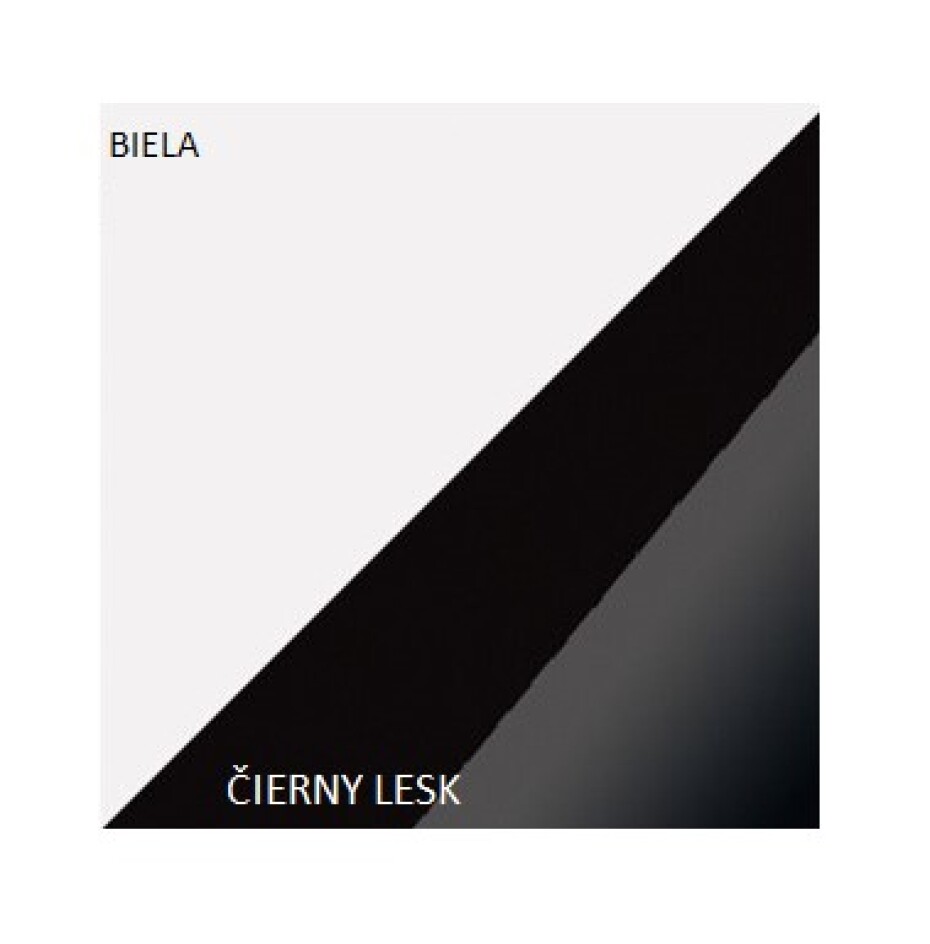 ArtCross Konferenční stolek ALFA Barva: Bílá / černý lesk - main (0)