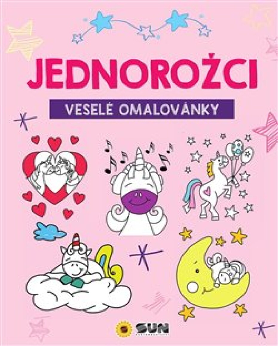 Jednorožci -veselé omalovánky - main (0)