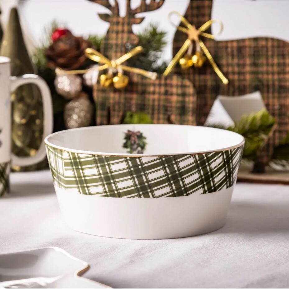 Altom Porcelánová miska Christmas Tree 15 cm, 600 ml - main (1)