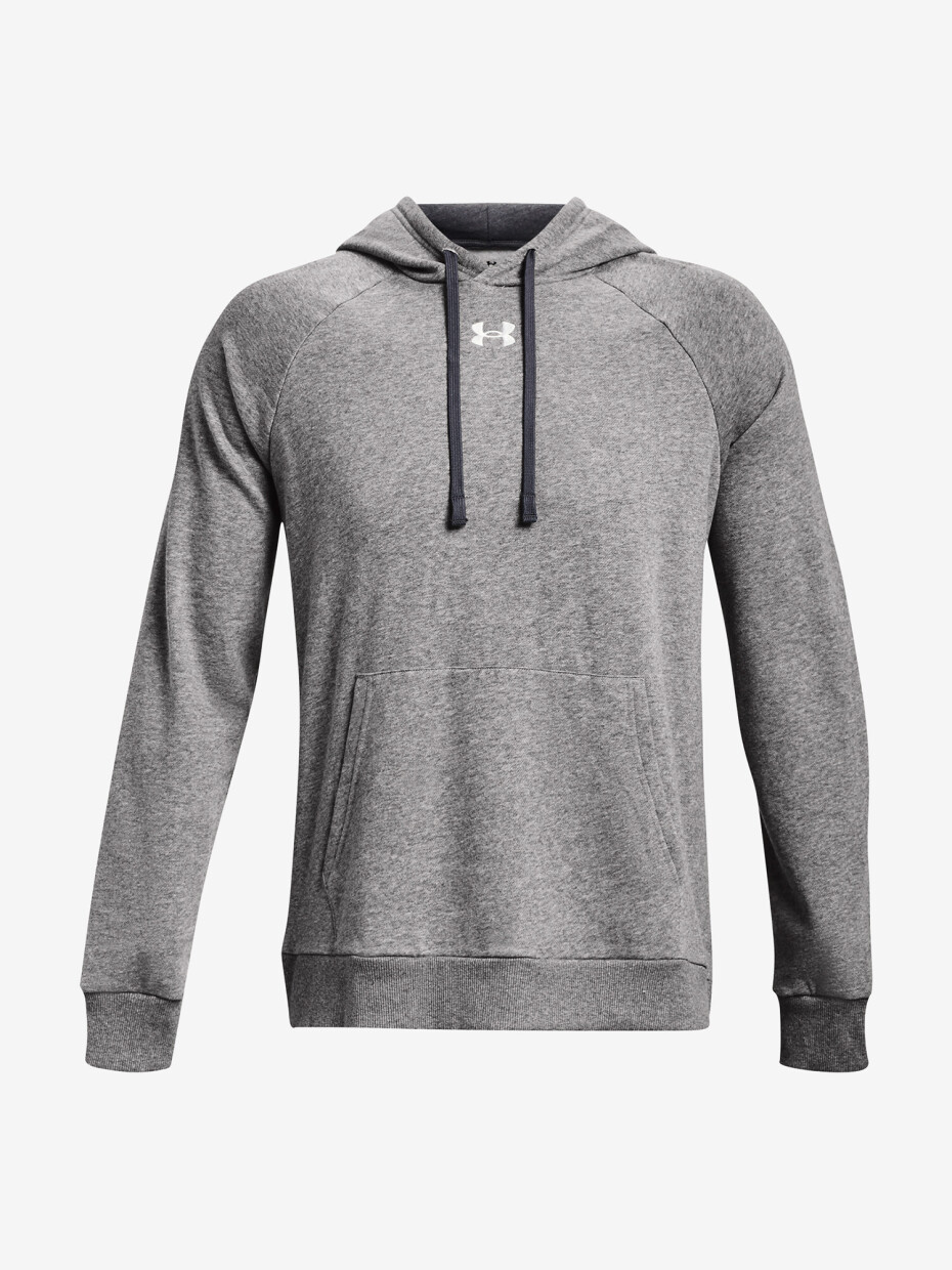 Pánská mikina Under Armour  Rival Fleece Hoodie-GRY XL - main (4)
