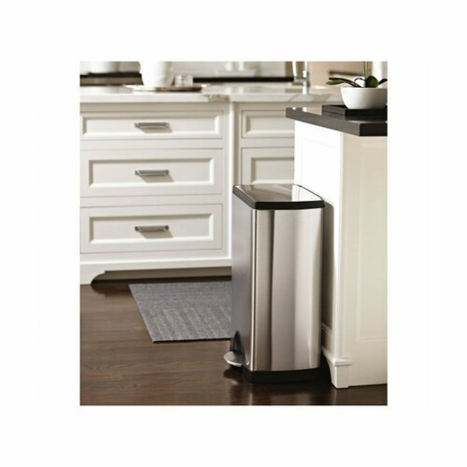 Simplehuman Obdélníkový pedálový koš 38 l, ocel - main (3)