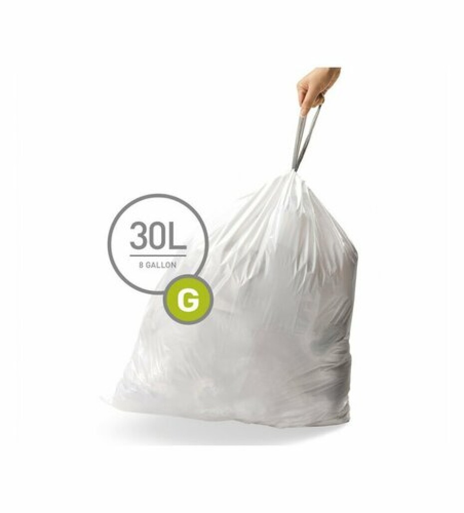 Sáčky do odpadkového koše 30 L, Simplehuman typ G, zatahovací, 20 ks v balení - main (1)