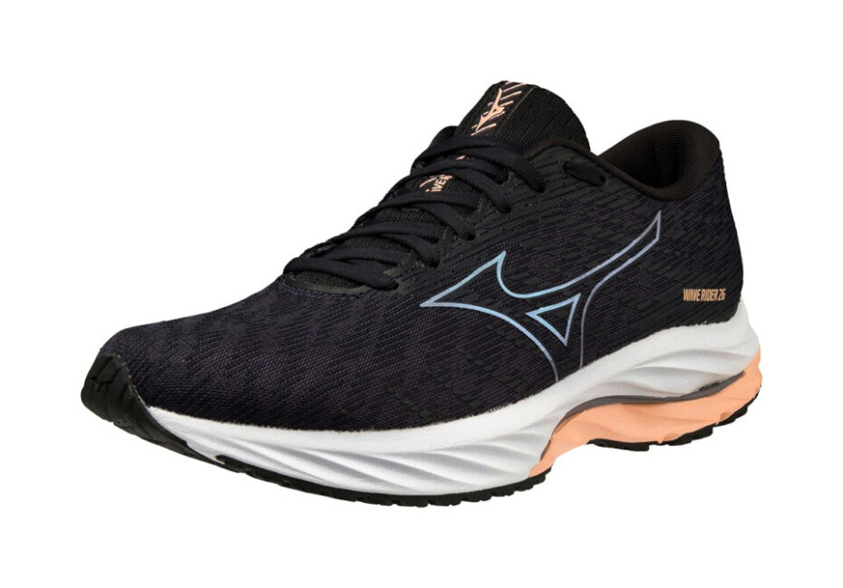 Dámská běžecká obuv Mizuno  Wave Rider 26 Odyssey Gray/Quicksilver/Salmon  UK 3 - main (6)