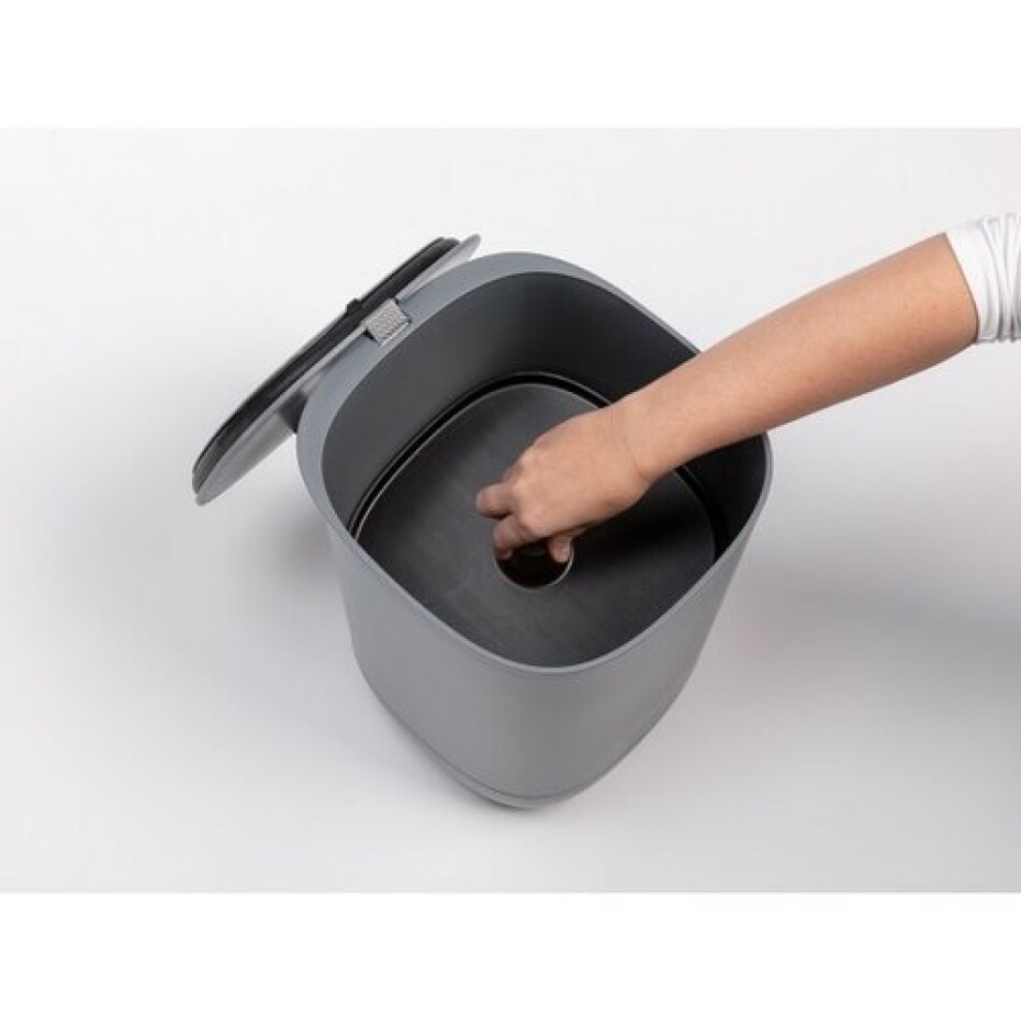 Plastia Bokashi kompostér Urbalive šedá 35,5 cm a 1 kg Bokashi bakterie - main (7)