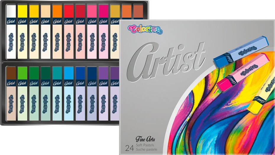 Colorino Artist suché pastely, čtyřhranné, 24 barev - main (0)