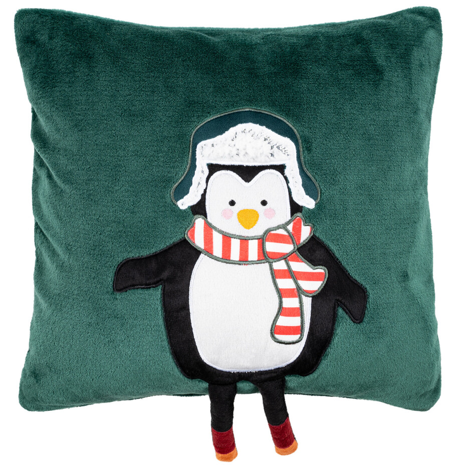 4Home Vánoční povlak na polštářek Penguin, 40 x 40 cm - main (0)