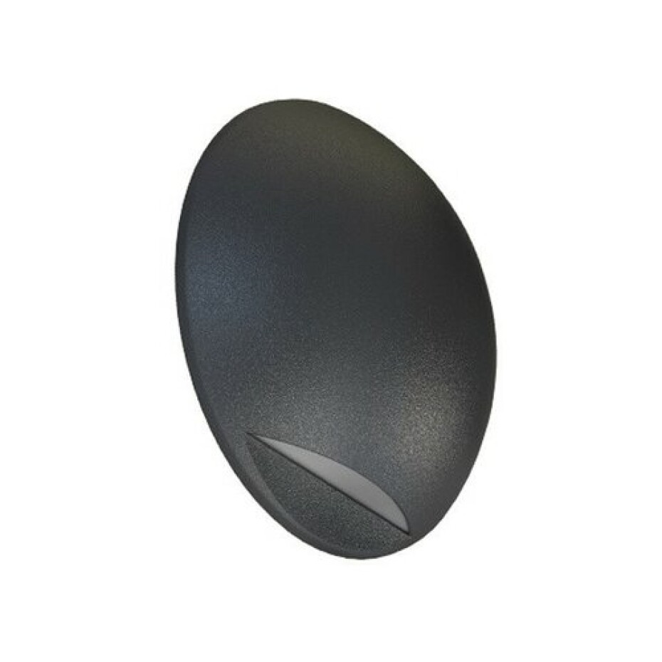 Panlux Venkovní nástěnné LED svítidlo Leon Circle antracit, IP65, 2 W - main (2)
