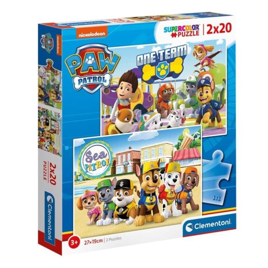 Clementoni Puzzle - Tlapková patrola 2 x 20 dílků - Clementoni - main (0)