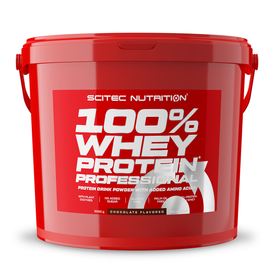 Scitec Nutrition 100% Whey Protein Professional 5000 g bílá čokoláda - jahoda - main (0)