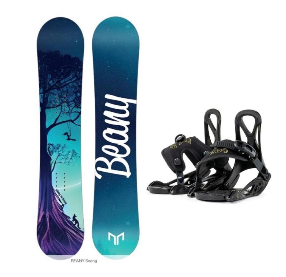 Beany Swing dětský/juniorský snowboard + Beany Kido vázání - main (0)
