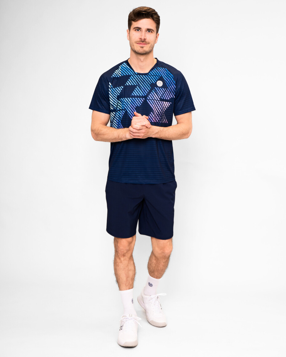 Pánské tričko BIDI BADU  Decoration Tee Dark Blue XXL - main (3)