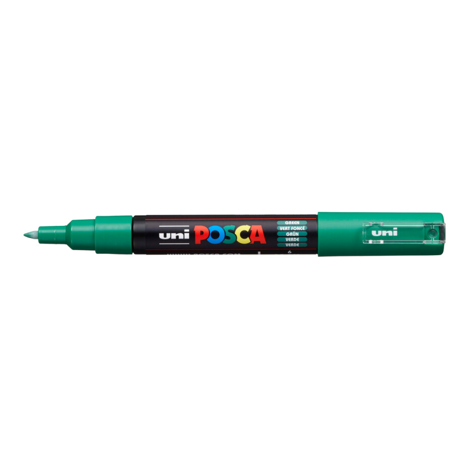 Posca popisovač PC-1M, 0,7 - 1 mm, zelená (6) - main (0)