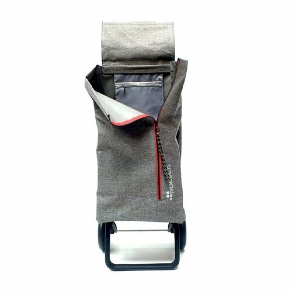 Rolser Wallaby Tweed RG2, šedá nákupní taška na kolečkách  - main (4)
