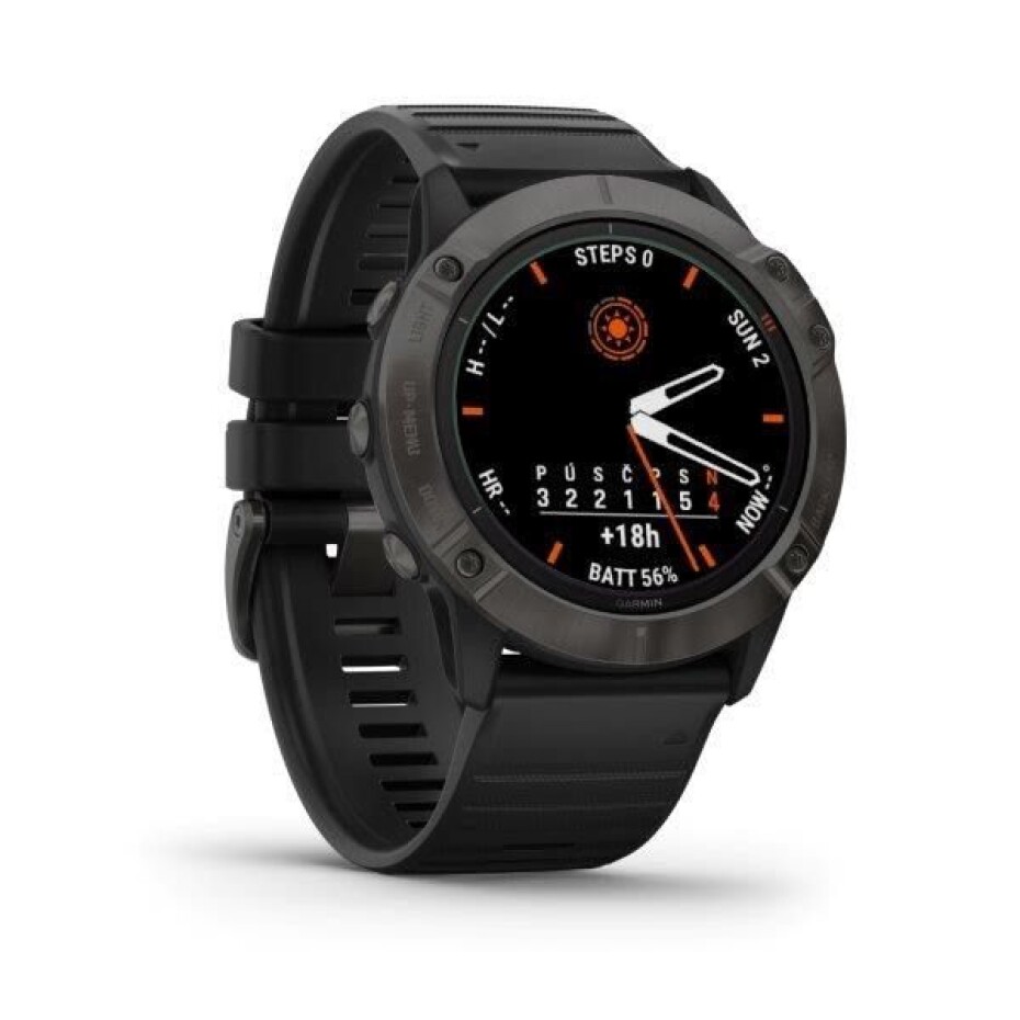 Garmin fenix6X PRO Solar, TitaniumGrayDLC/Black Band (MAP/Music) 010-02157-21 - main (19)