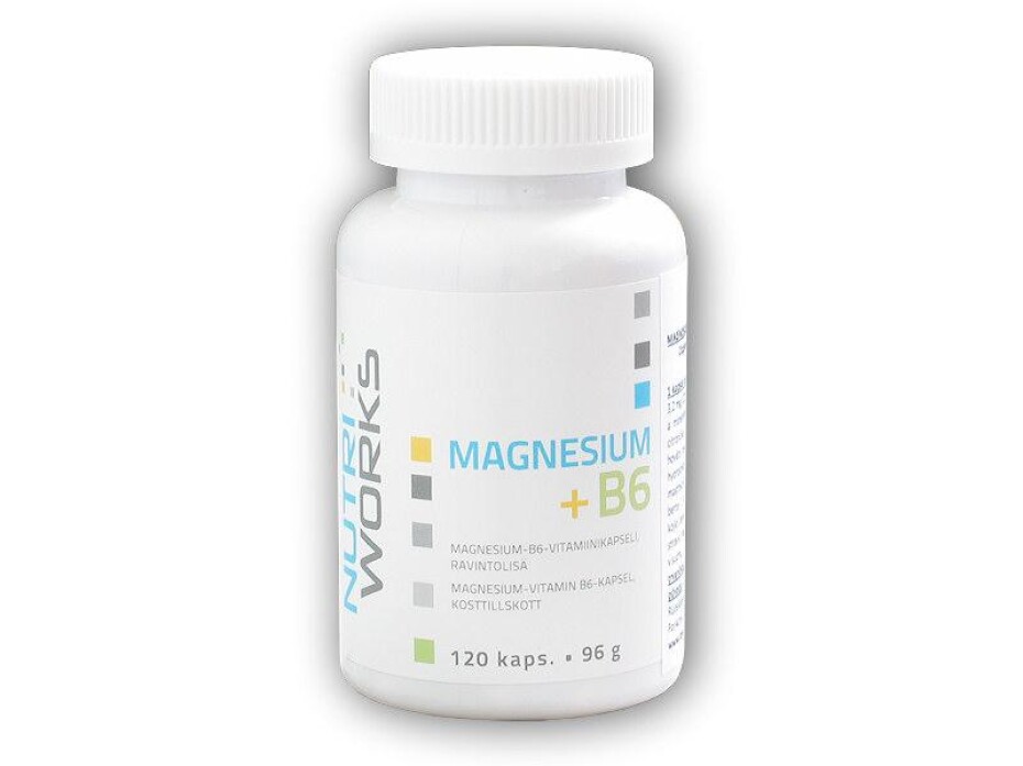 Nutri Works Magnesium + B6 120 kaplí - main (0)