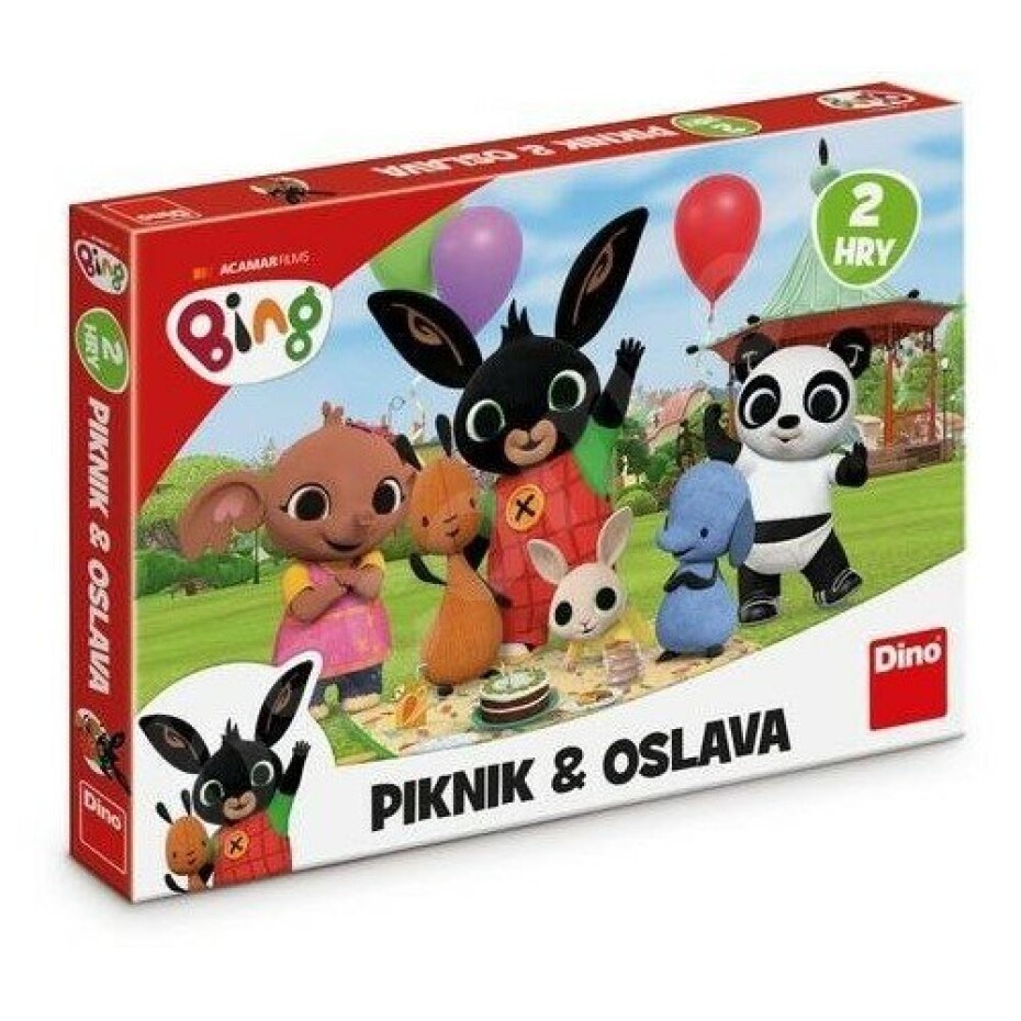 Piknik a Oslava 2v1 Králíček Bing dětské společenské hry v krabici 33,5x23x3,5cm - main (0)