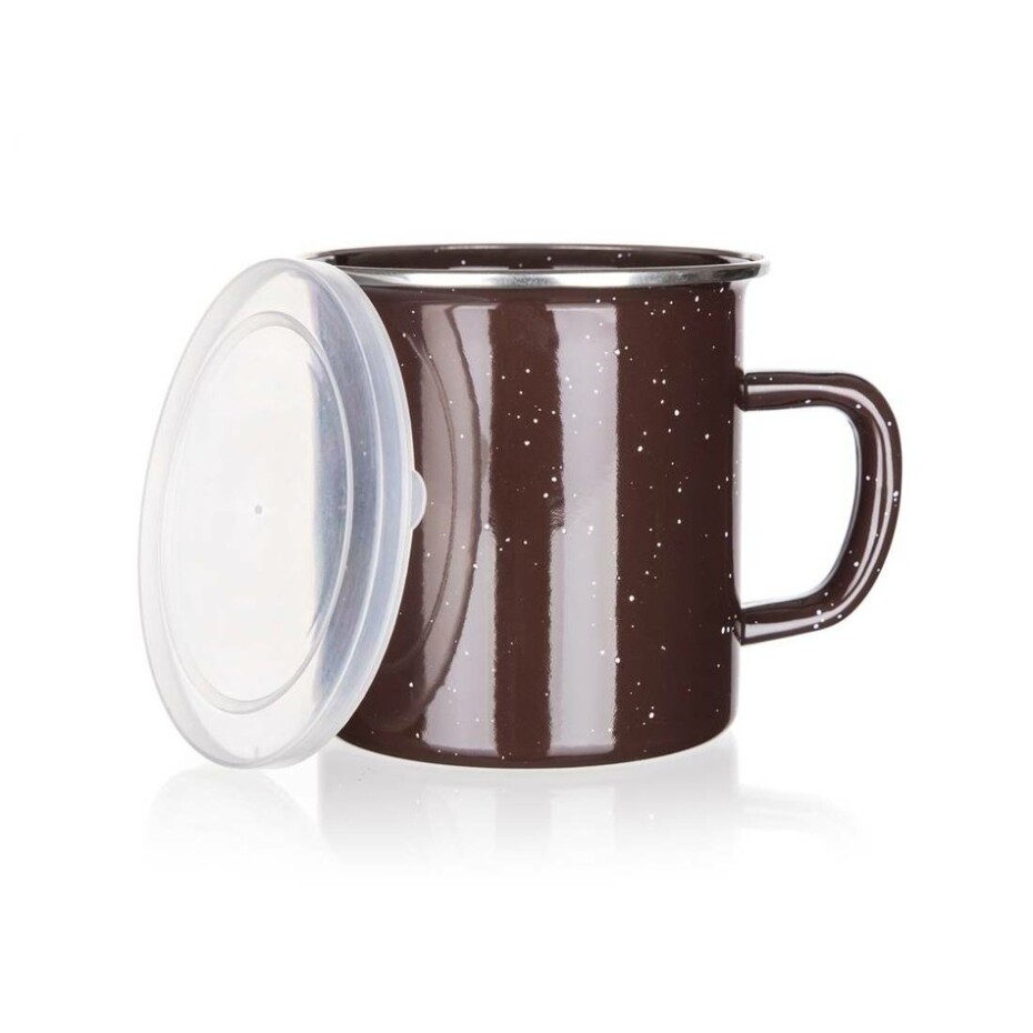 

Smaltovaný hrnek 0,7 l s praktickým plastovým víčkem 10 x 10,5 cm - main (0)