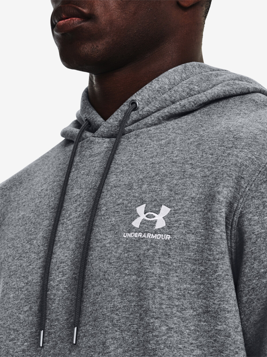 Pánská mikina Under Armour  Essential Fleece Hoodie-GRY XXL - main (2)