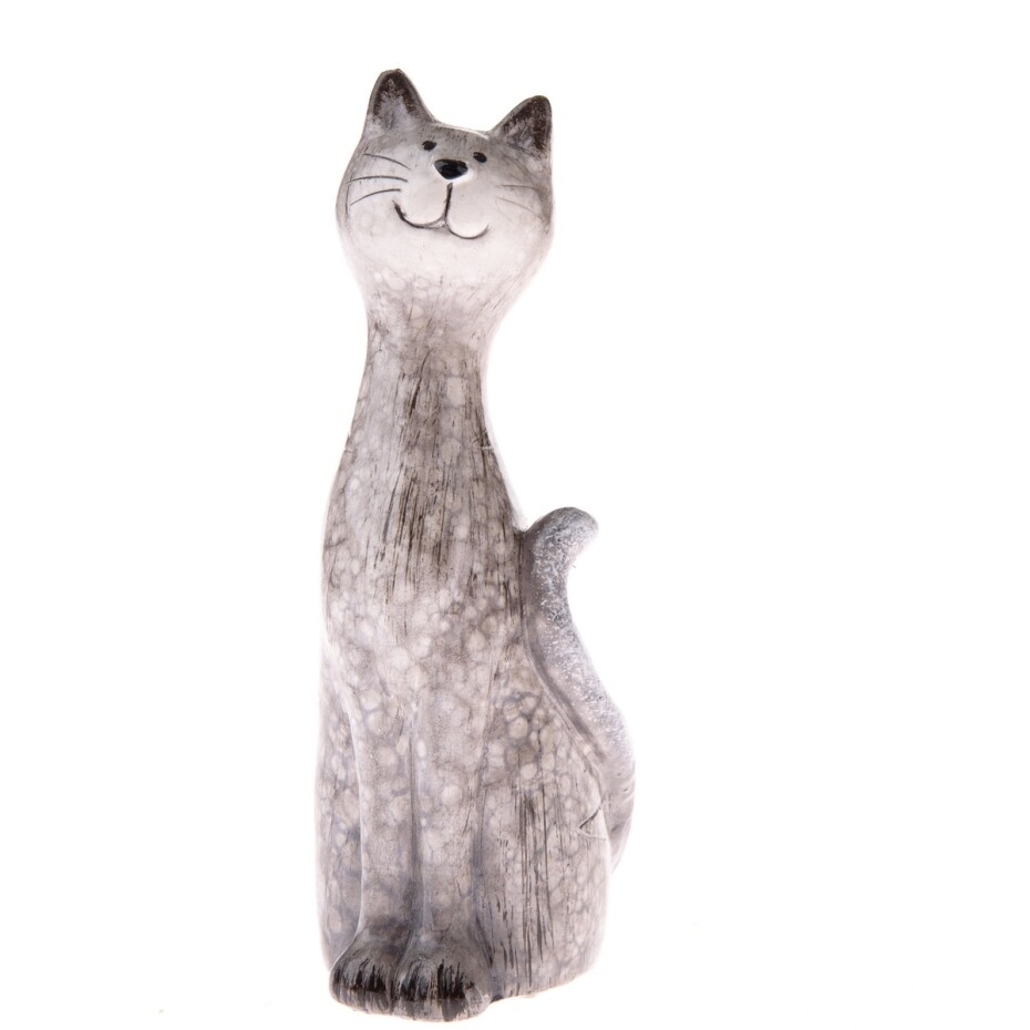 Zahradní dekorace Sedící kočka, 5,4 x 13,6 x 4,7 cm - main (0)