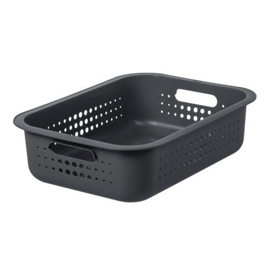 SmartStore Úložný košík Modern, šedá, 37 x 28 x 10 cm, 37 x 28 x 10 cm - main (0)