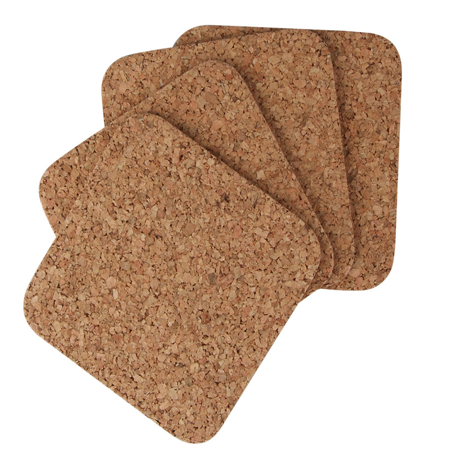 Altom Korková podložka pod hrnec 20 x 20 cm, sada 4 ks - main (0)